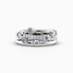 Selina - blue diamond ring